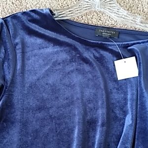 The Limited Shiny Midnight blue size 1x top